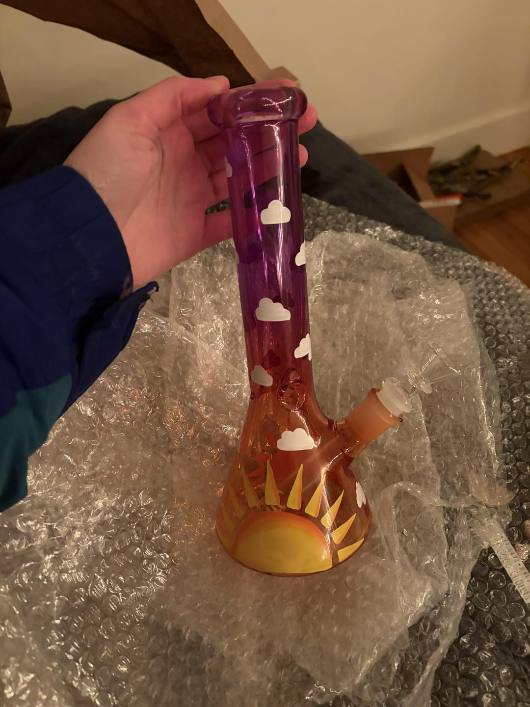 Customer photo review of SUNSET BONG 10"