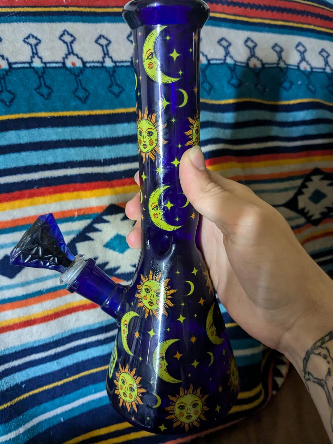 Customer photo review of 90's CELESTIAL BONG 10"