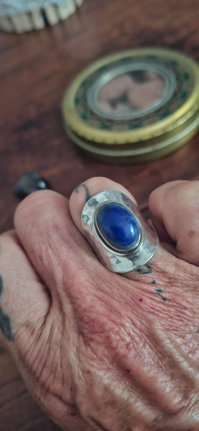 Customer photo review of Bague Lapis Lazuli Argent