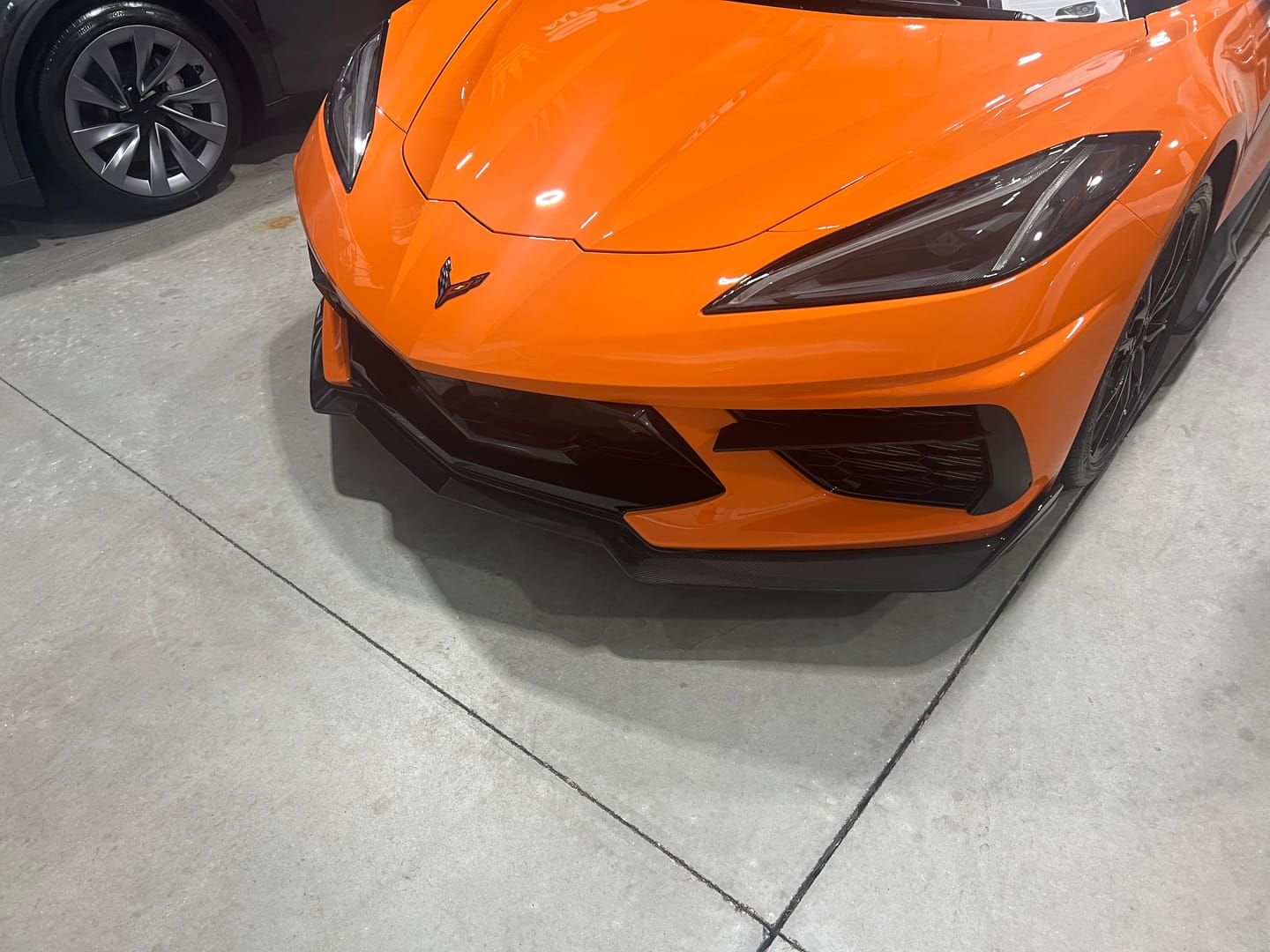 Customer photo review of Corvette C8 | 5VM Style Front Splitter