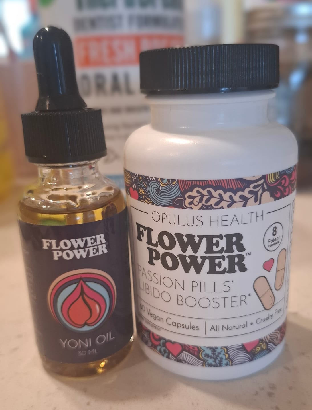 Customer photo review of Flower Power® 'Passion Pills' Libido Blend (60ct/ea)