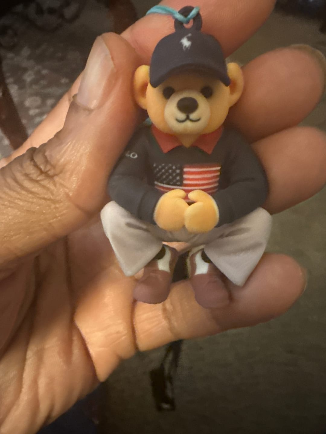 Customer photo review of Custom 3D Figure Keychain