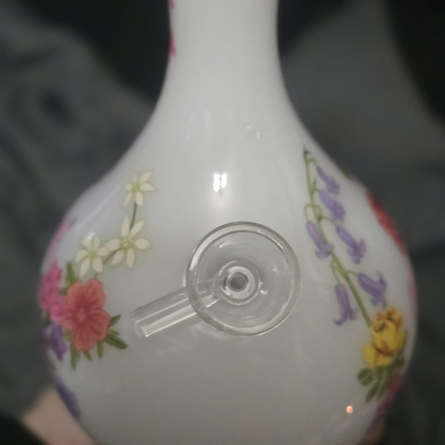 Customer photo review of FLORAL VASE BONG