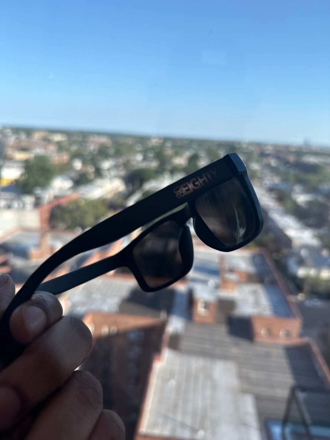 Customer photo review of 80Eighty® Polarized Sunglasses - Black Chrome