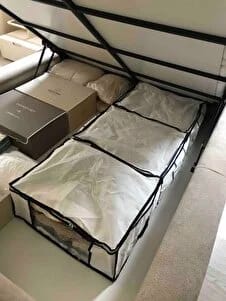 Customer photo review of Gule Home 2’li Vakumlu Hurç Seti Large + XXLarge Bez Çantalı Saklama Hurcu