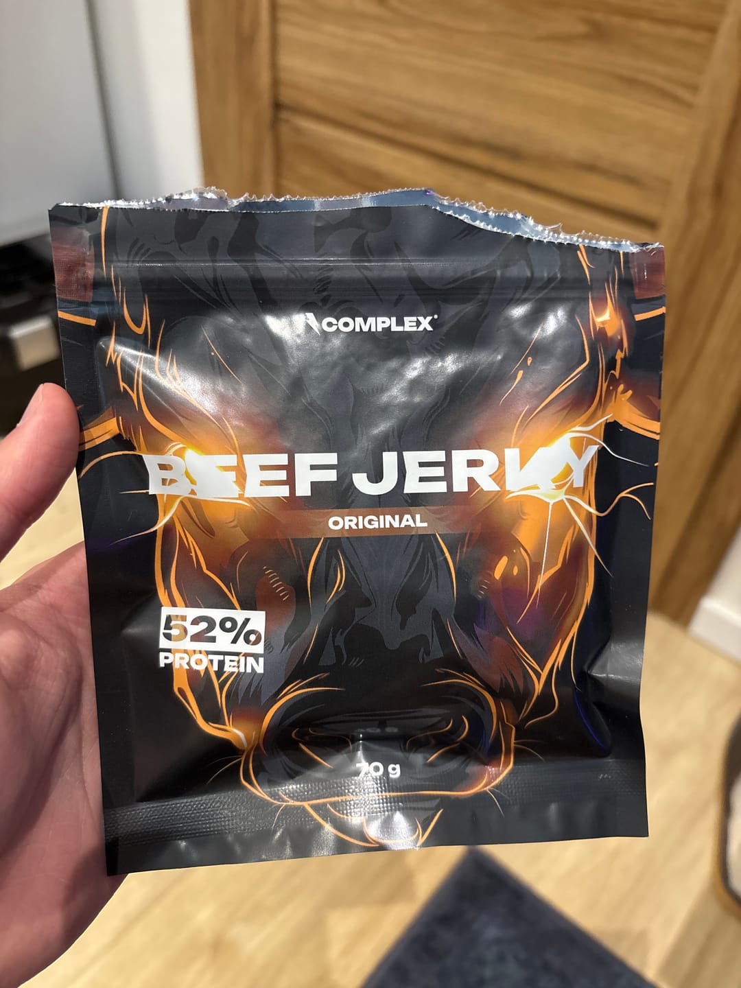 Customer photo review of Organic Beef Jerky