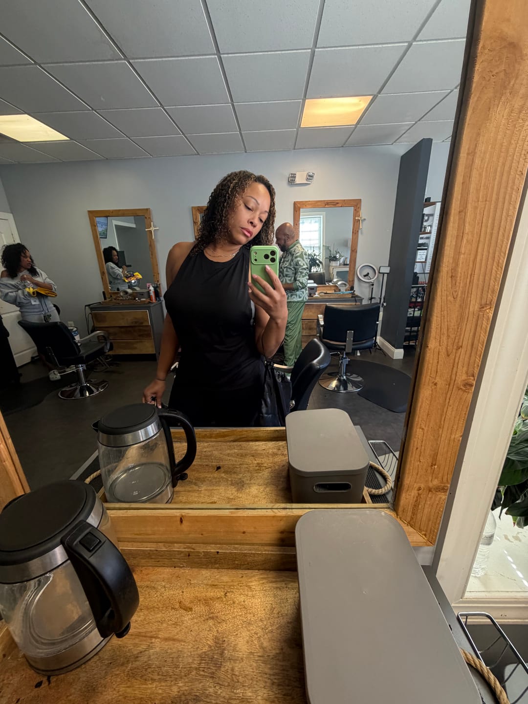 Customer photo review of #4/#27/#30 Mix Blend Double Drawn Burmese Water Curly Weft Bundles