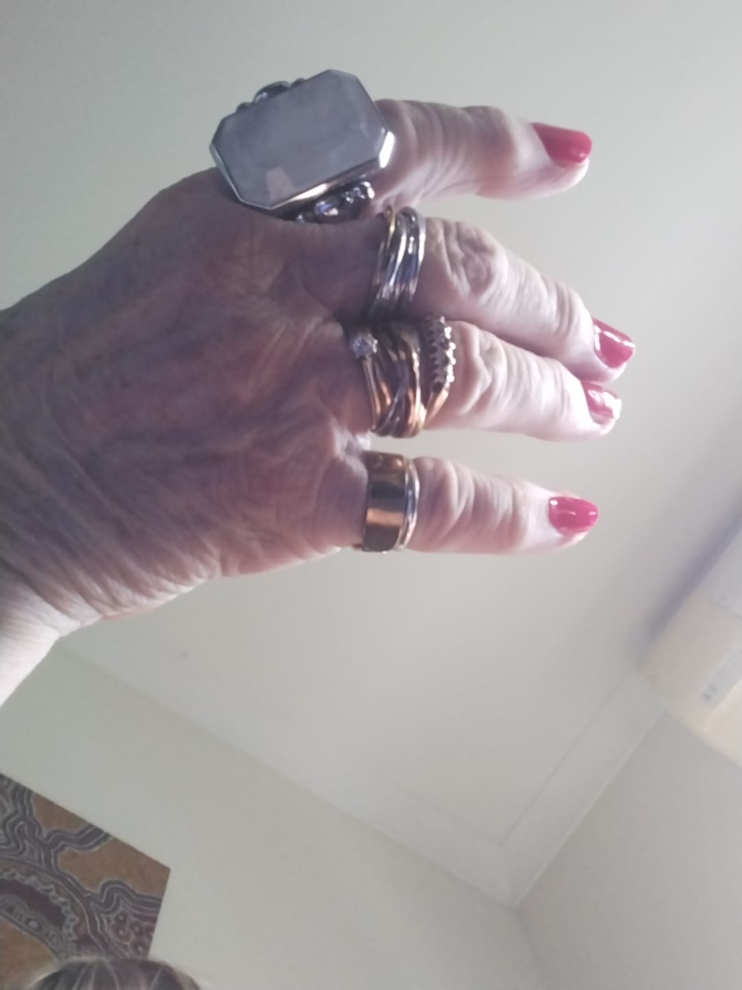 Customer photo review of Marique French Vintage Crystal Ring