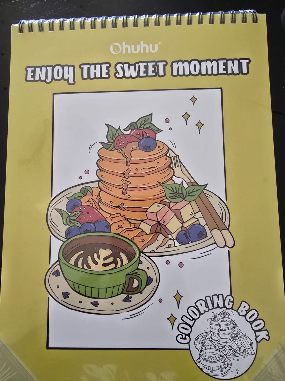 Customer photo review of Ohuhu Double-Sided Bleedproof Coloring Book