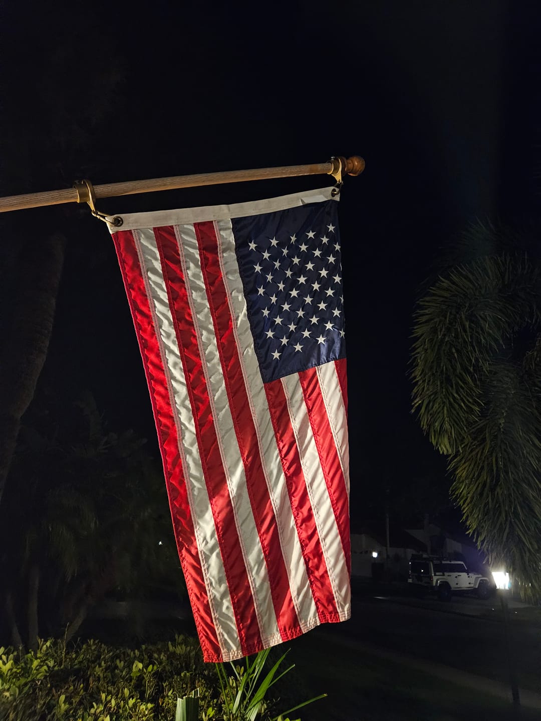 Customer photo review of Non-Tangle Flagpole Spinners