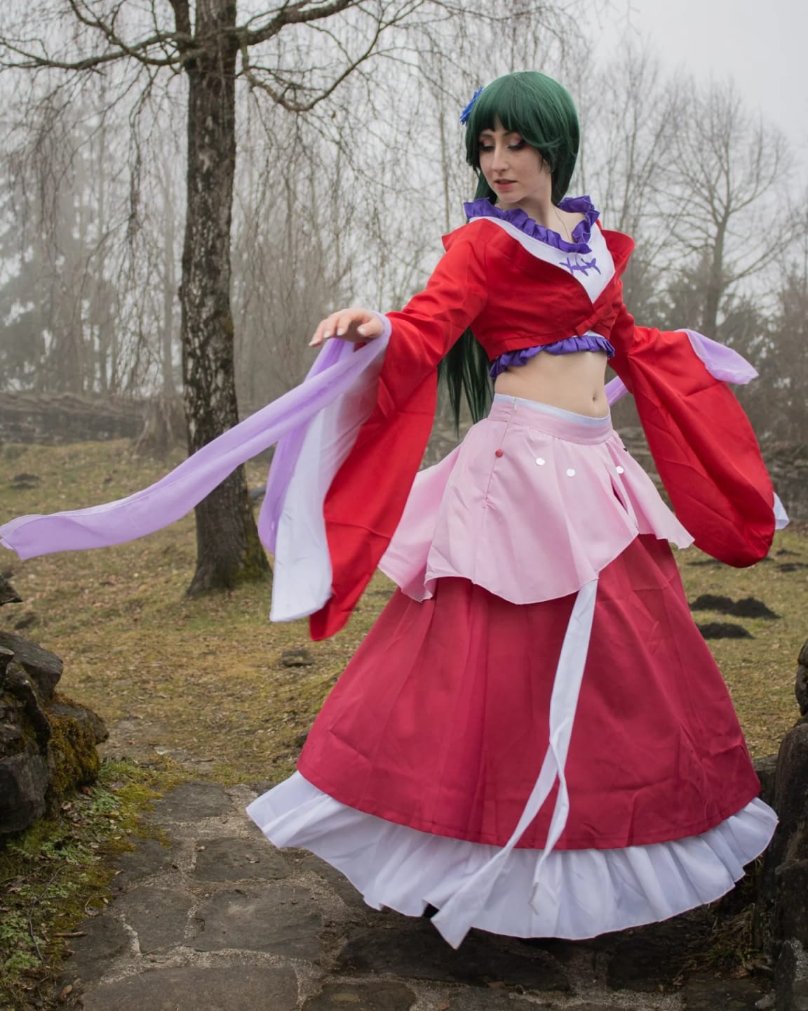Customer photo review of Maomao The Apothecary Diaries rot Hanfu Cosplay Kostüm Set