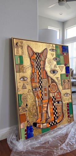 Customer review photo for Golden Feline Deity #CSQ187