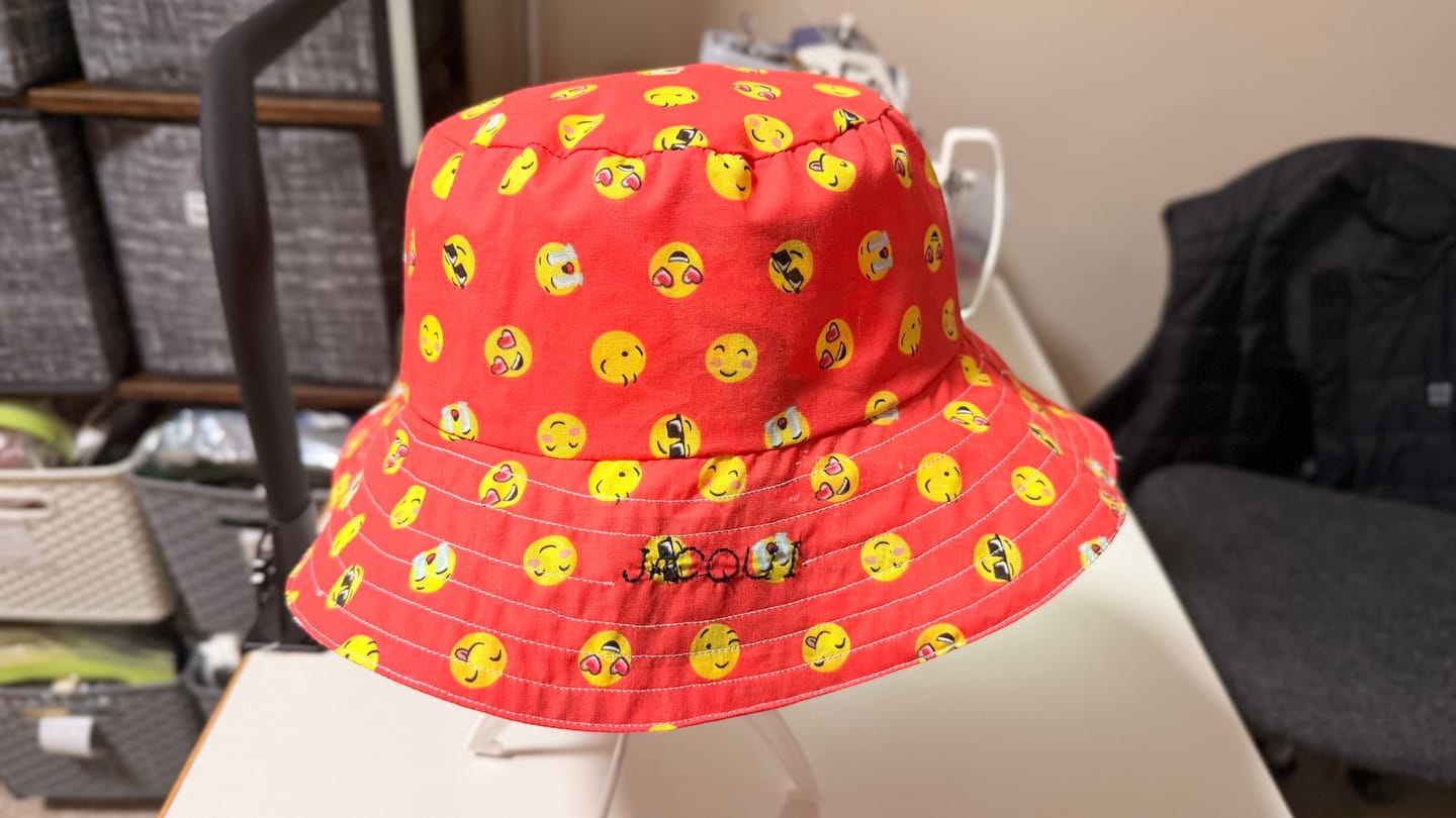 Customer photo review of Fun Faces Polycotton Fabric