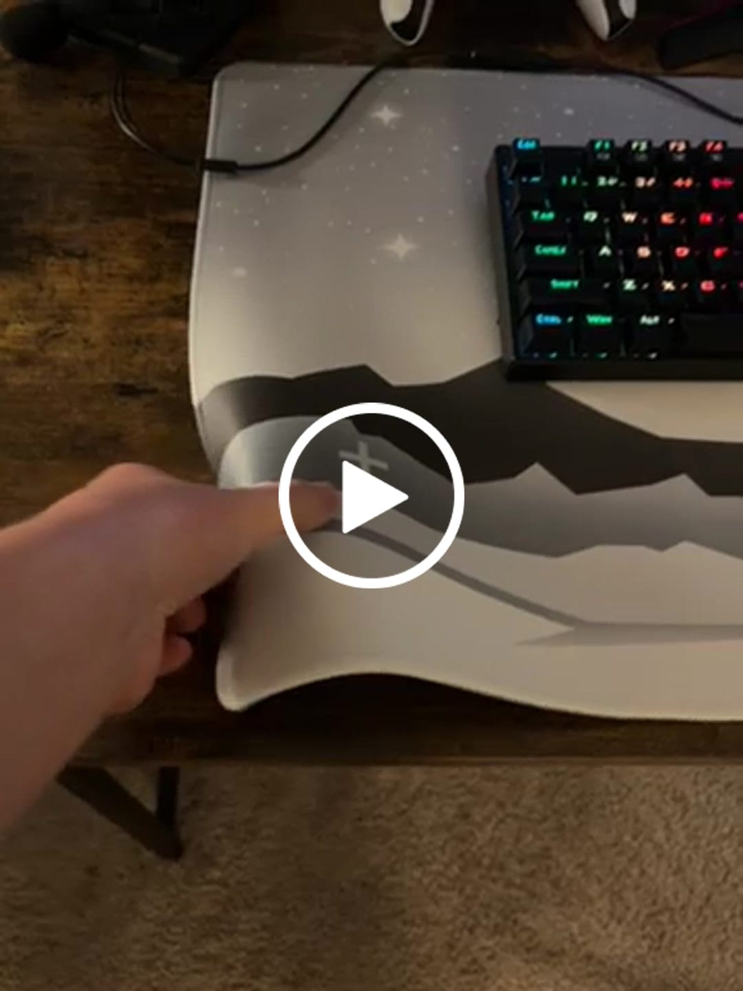 Customer video review of Cross White Mousepad