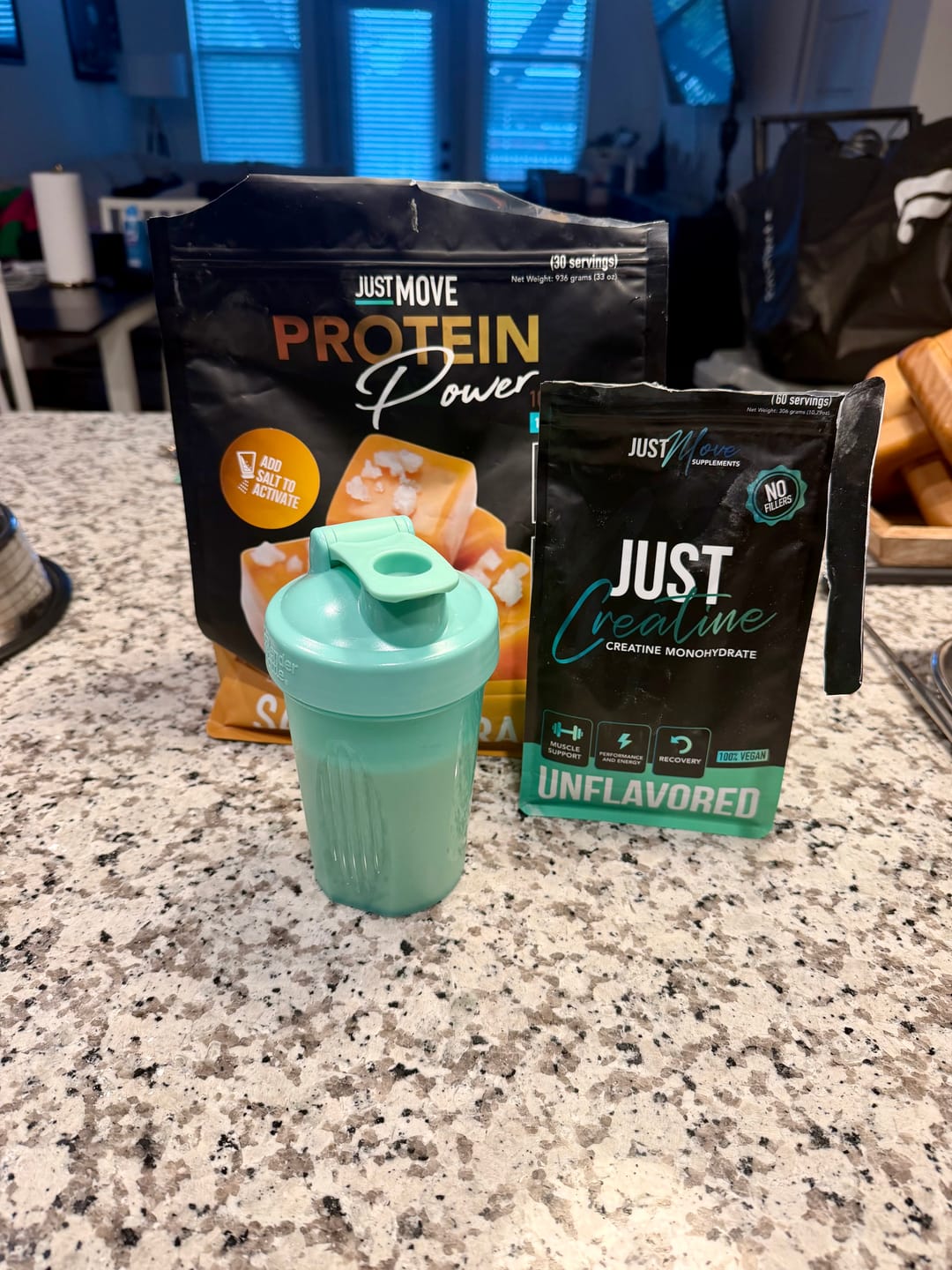 Customer photo review of Salted Caramel Protein