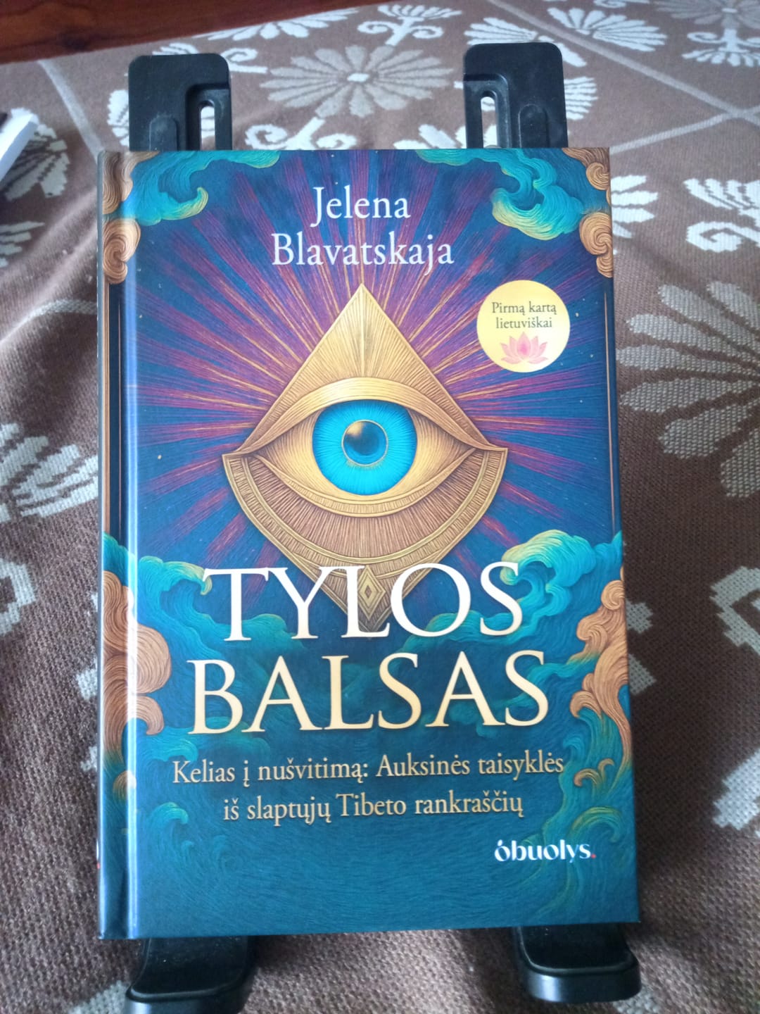 Customer photo review of Tylos balsas: pirmą kartą lietuviškai – išminties ir dvasios kelionės vadovas, paremtas slaptaisiais Tibeto rankraščiais
