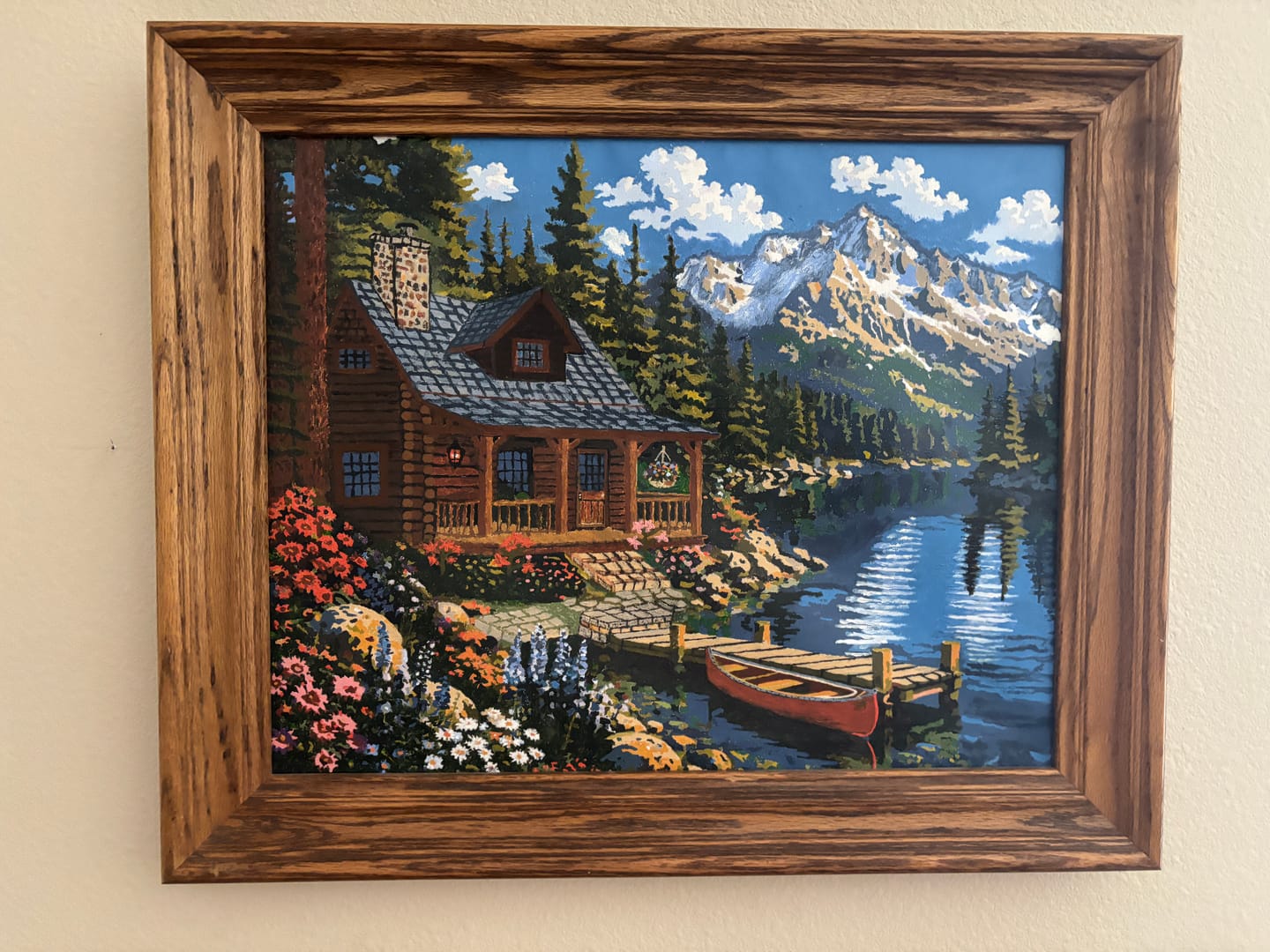 Customer photo review of Morning at the Lake