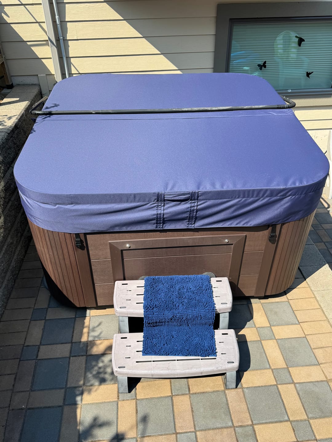 Customer photo review of Custom Spa Cover