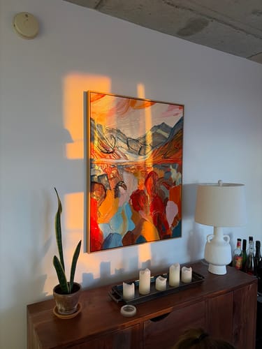 Customer review photo for Colorful Painting #CA047