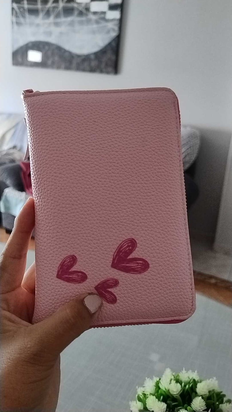 Customer photo review of Libreta de Ahorro con Cremallera A7