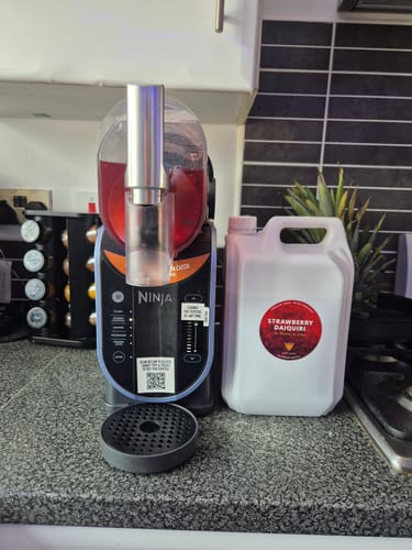 Customer photo review of Strawberry Daiquiri Frozen Cocktail Mix 5L