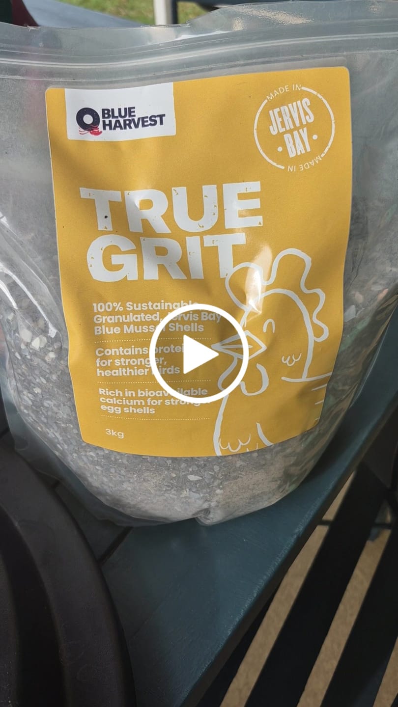 Customer video review of True Grit Shell Grit — 3kg