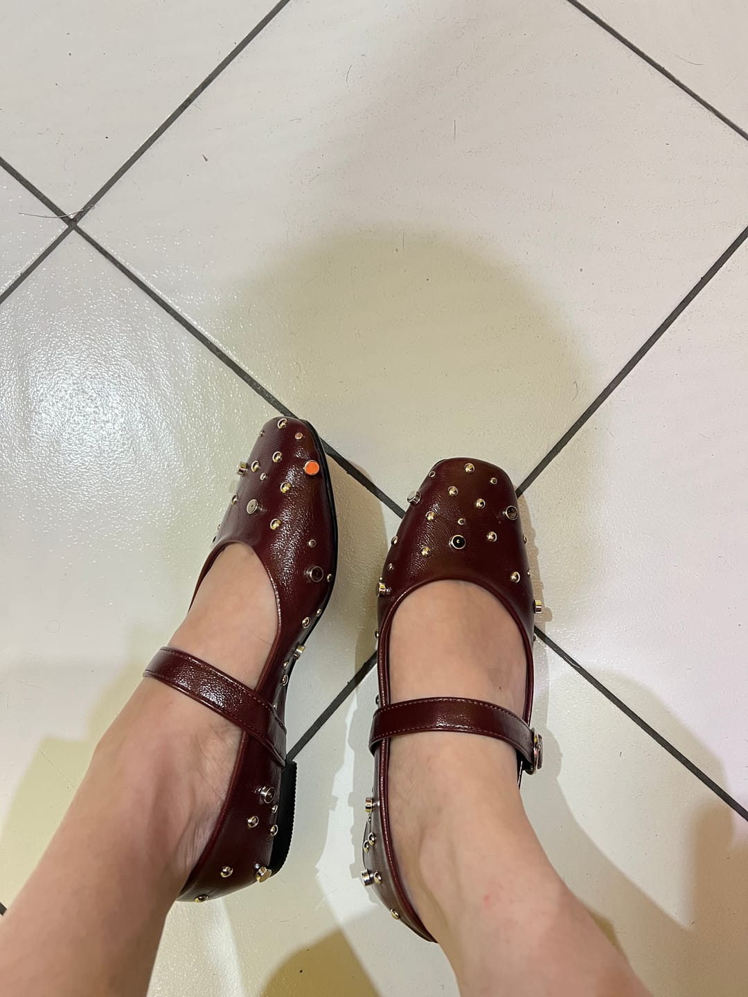 Customer photo review of ZAPATILLA ZP EMMA WINE CHERRY