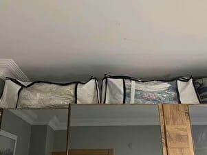 Customer photo review of Gule Home 2’li Vakumlu Hurç Seti Large + XXLarge Bez Çantalı Saklama Hurcu