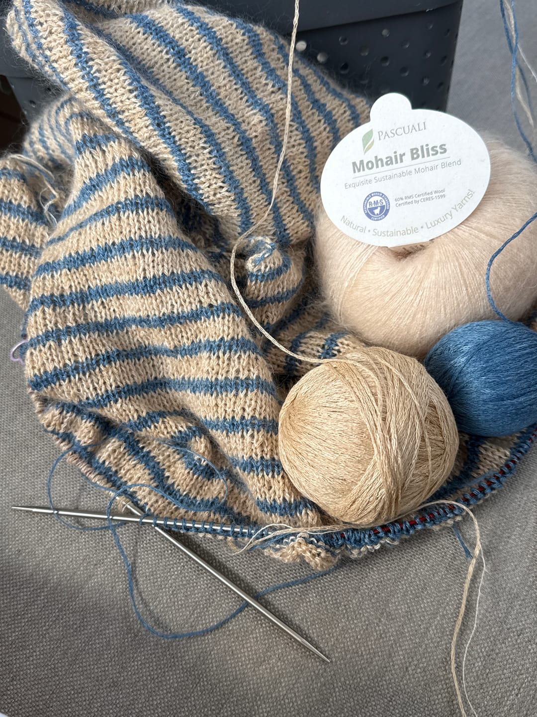 Customer photo review of Strickanleitung - Linen Bloom TEE