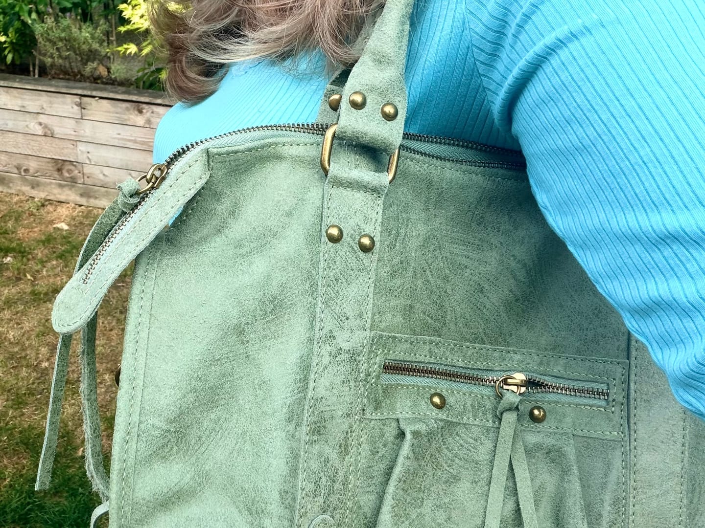 Customer photo review of It girl bag matcha