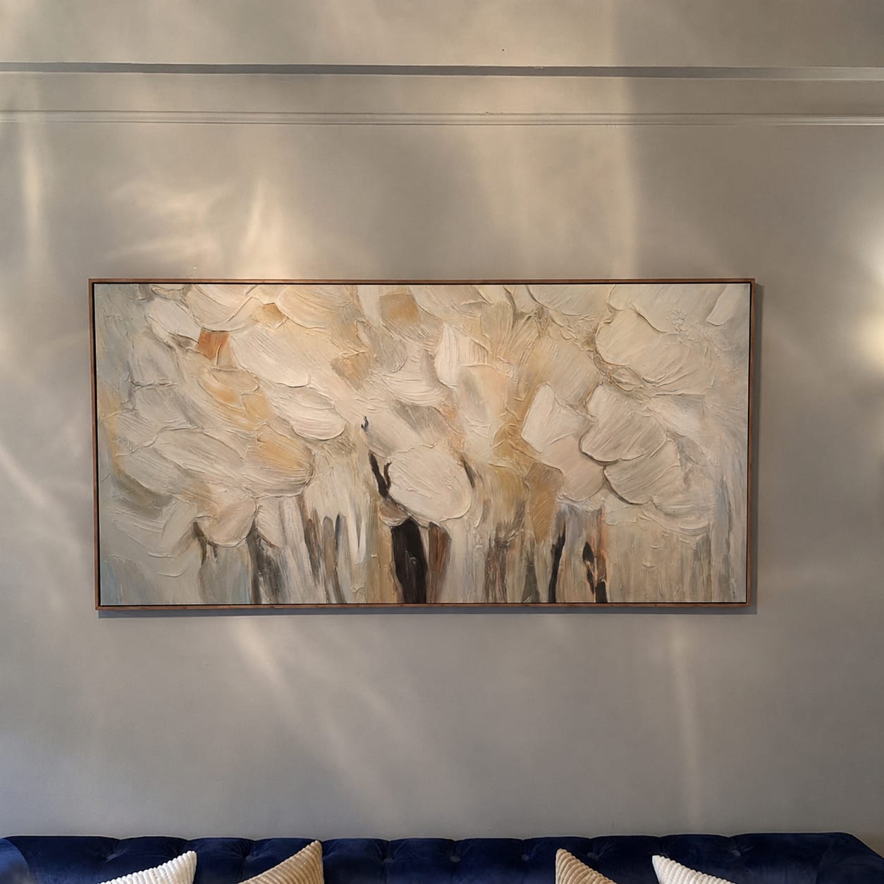 Customer photo review of Flower Abstract Textured Wall Art #FP178