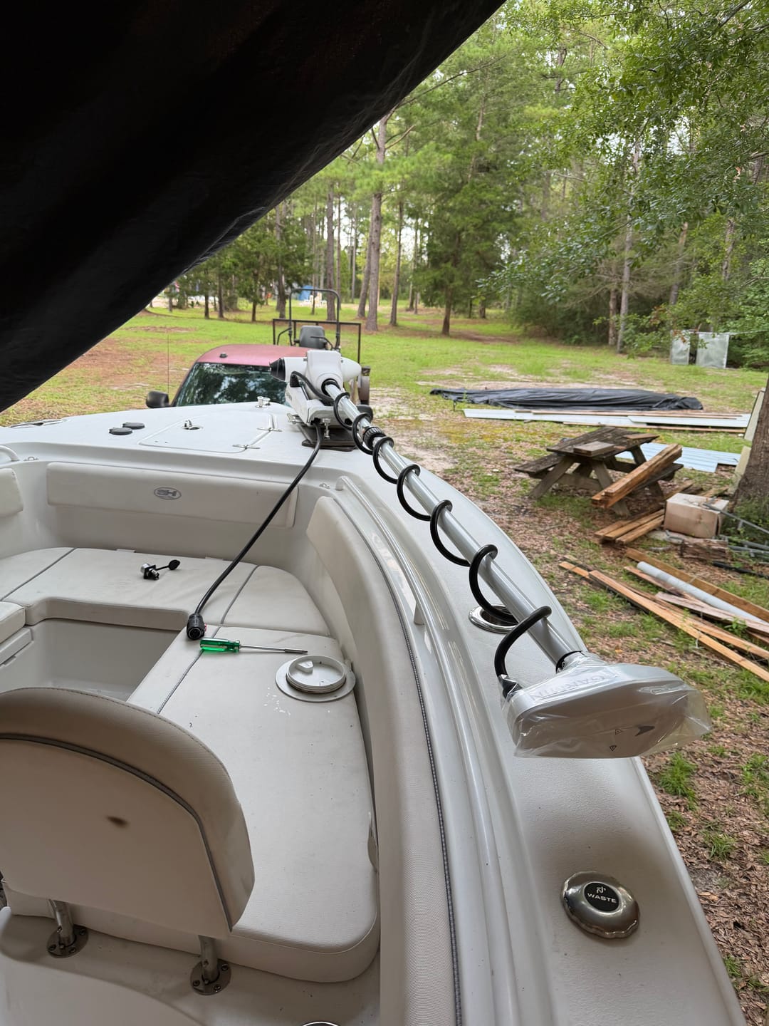 Customer photo review of Sea Swivel™ Trolling Motor Mount