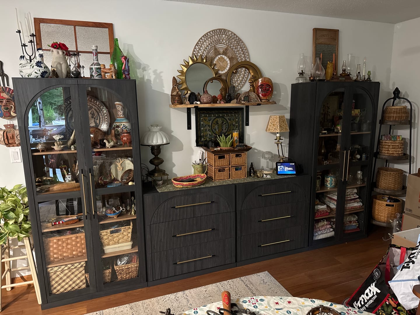 Customer photo review of Jagger Modular Media Wall Unit System (4-Piece)