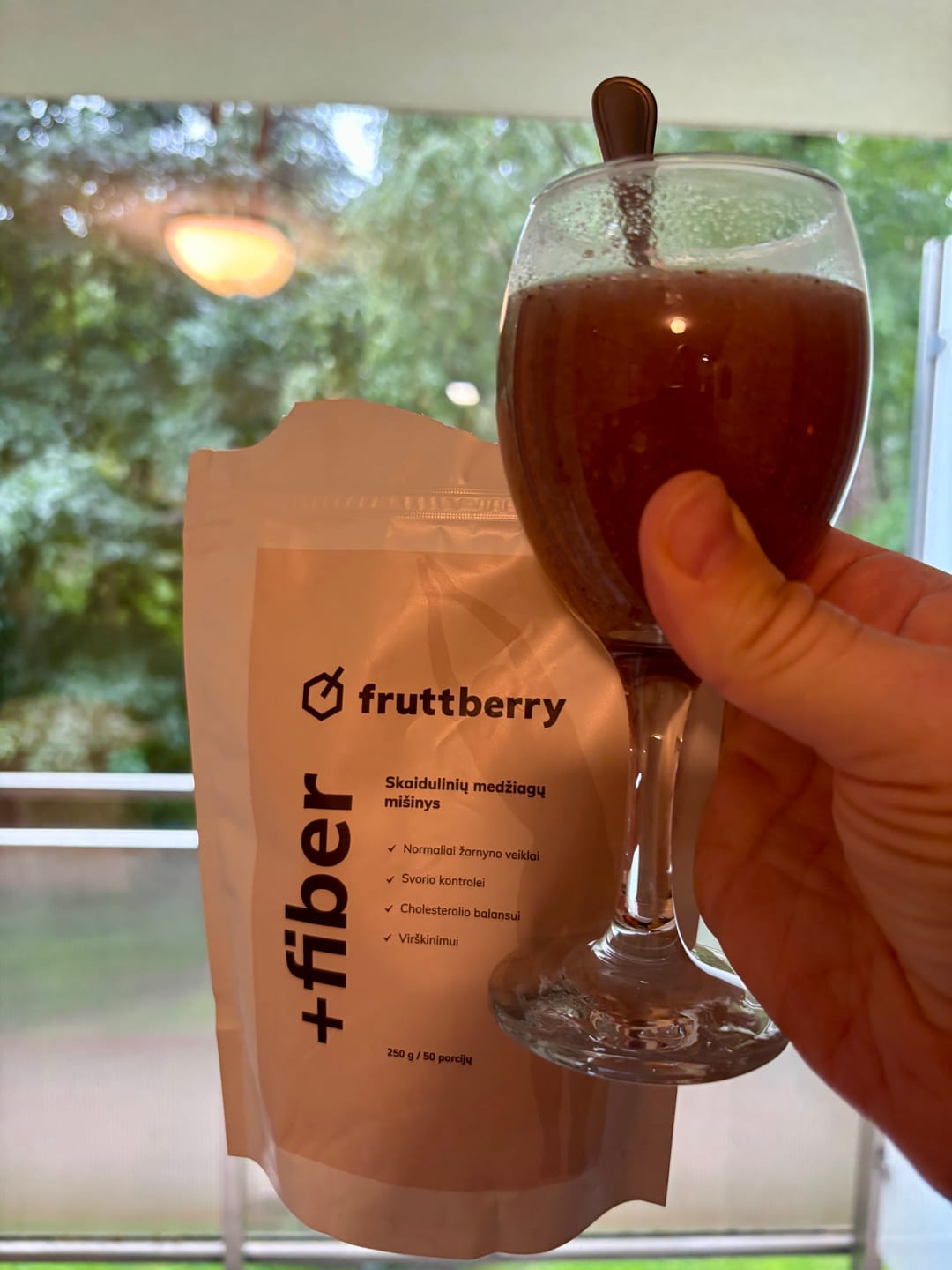 Customer photo review of Maisto papildas fruttberry +fiber skaidulų mišinys su uogomis, 250 g