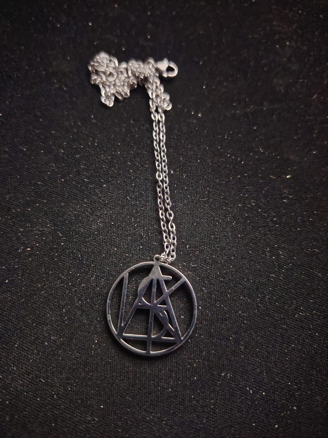 Customer photo review of Collier Monogramme Personnalisé