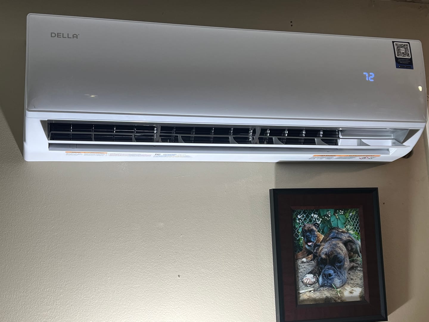 Customer photo review of DELLA Econo Series 23000 BTU 17 SEER2 Mini Split Heat Pump AC - Up to 1500 Sq.Ft.