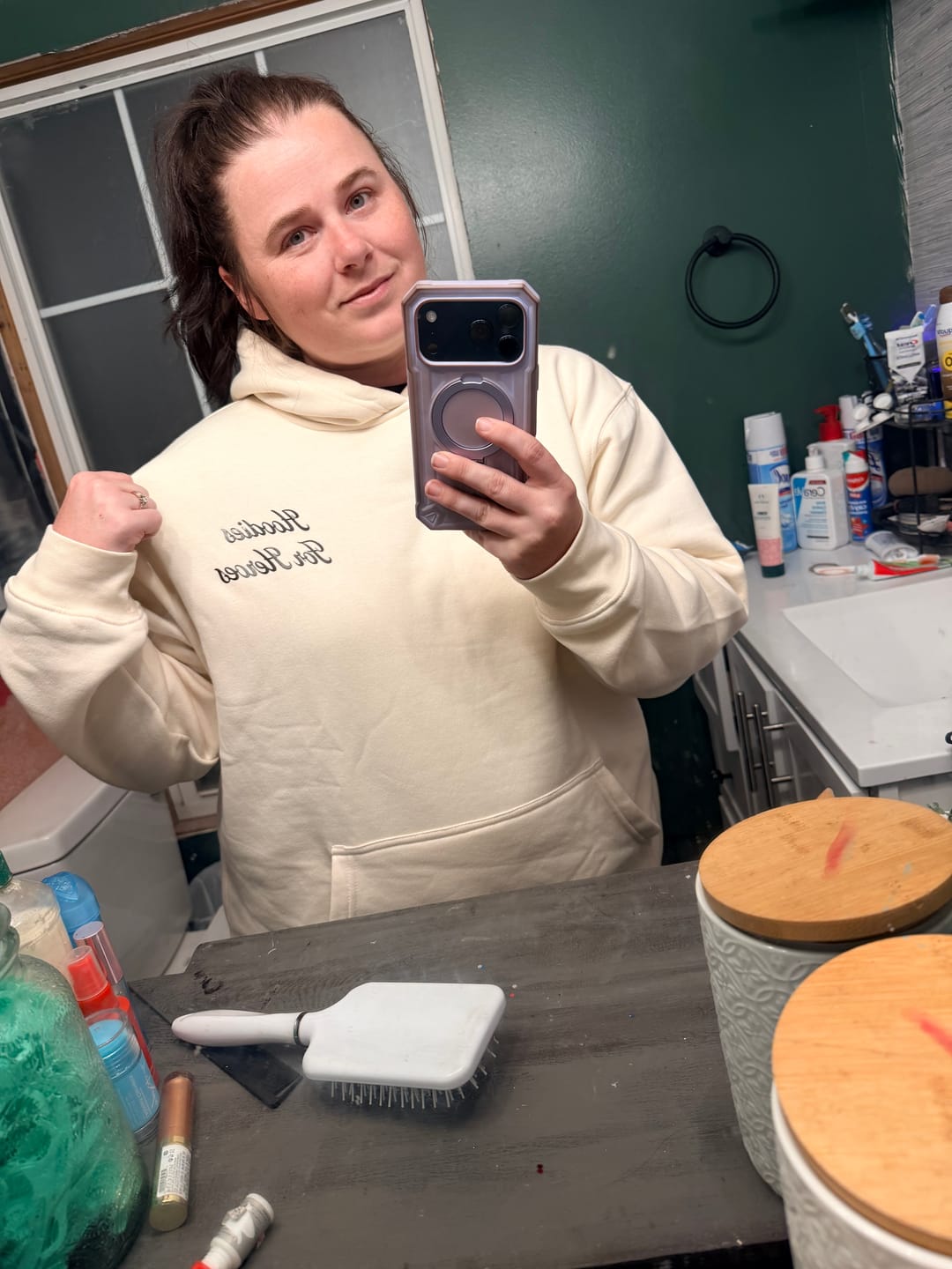 Customer photo review of Hoodie For Heroes