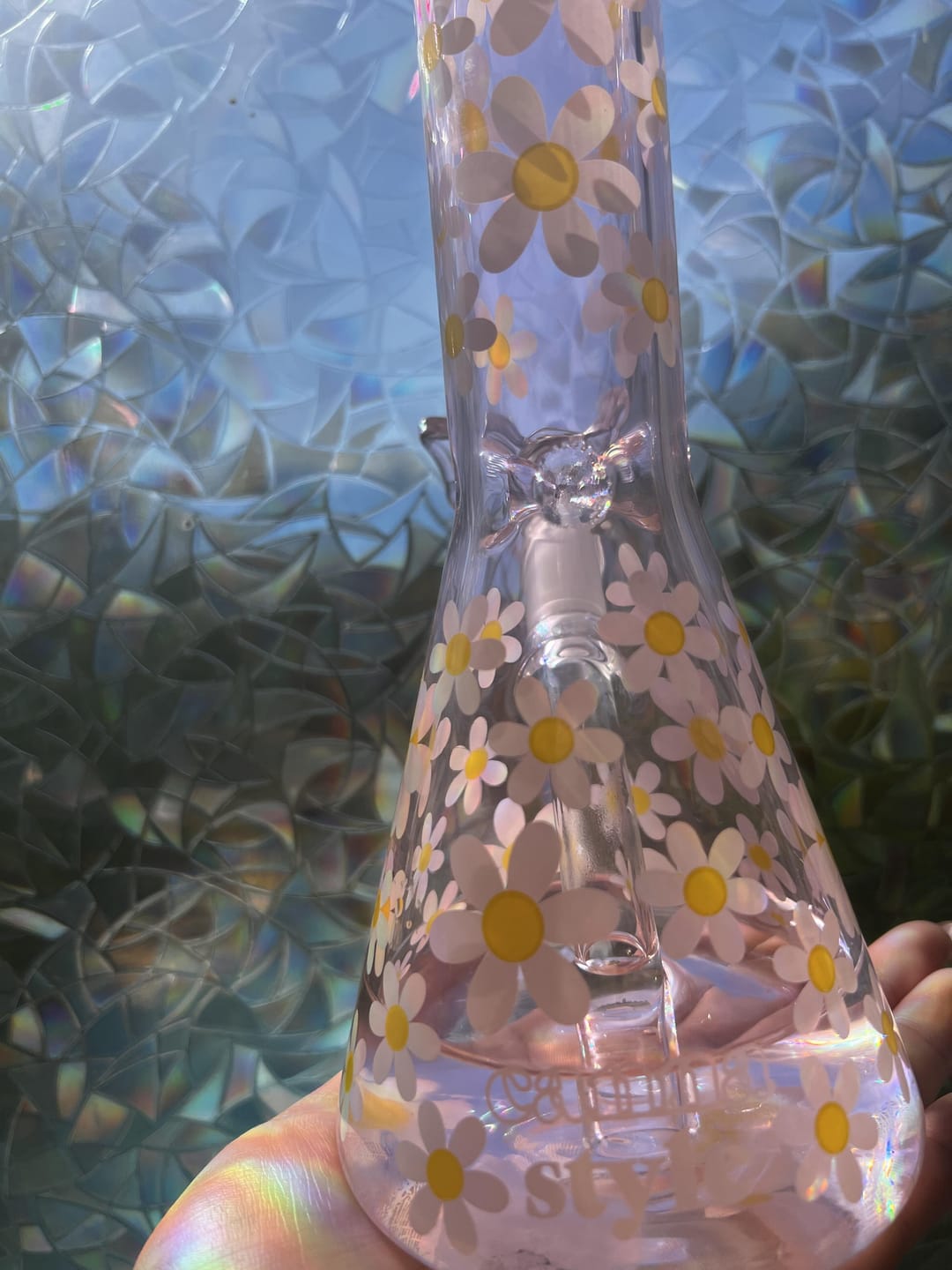 Customer photo review of RETRO DAISY BONG 10"