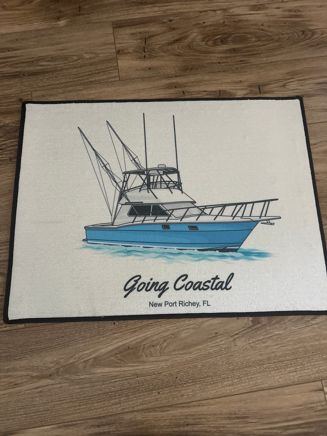 Customer photo review of Custom Indoor/Outdoor Dock Mat