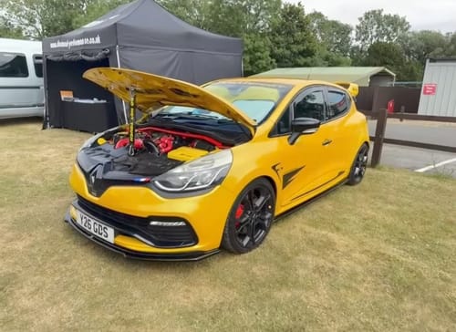 Customer photo review of Universal Bonnet Prop - Do Not Touch (4D Acrylic)