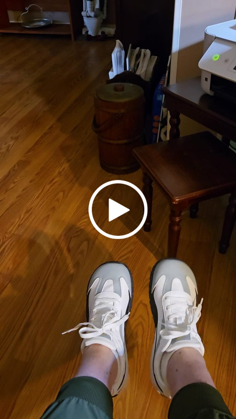 Customer video review of Hickory - Wide Toe Sneakers