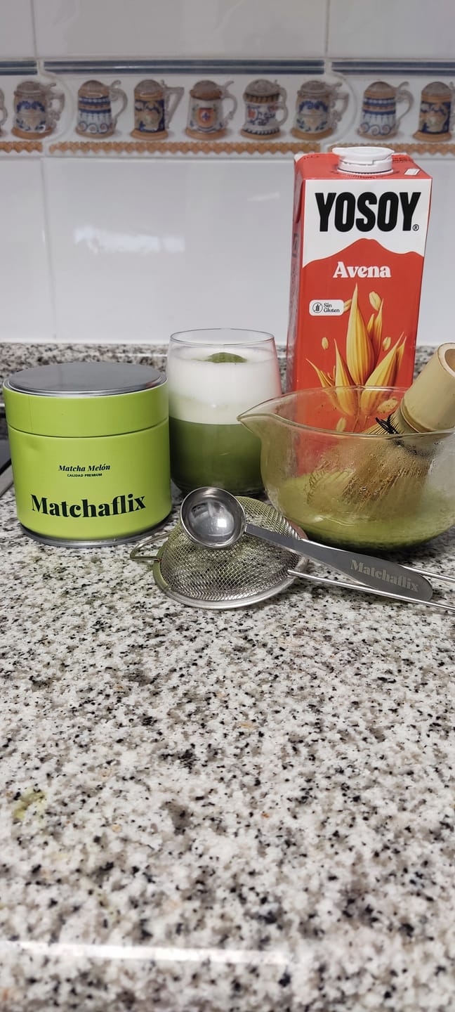 Customer photo review of Té Matcha Premium Melón