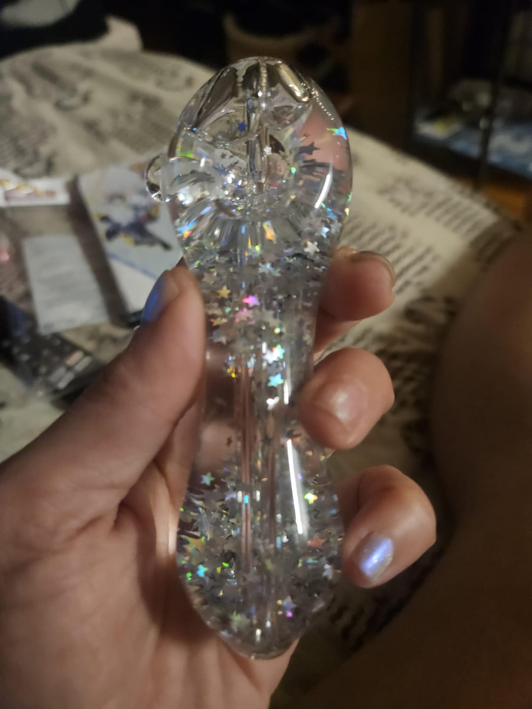 Customer photo review of FREEZEABLE STAR GLITTER PIPE