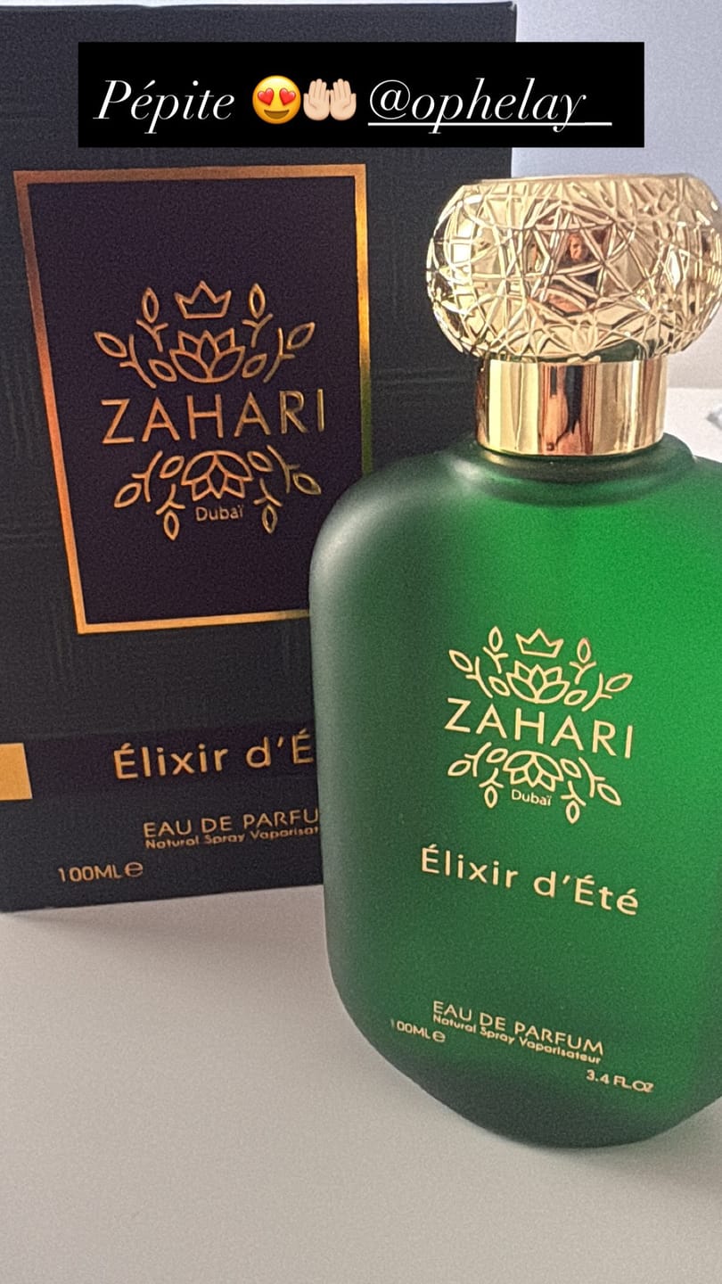 Customer photo review of Élixir d’Été – Eau de parfum 100ml