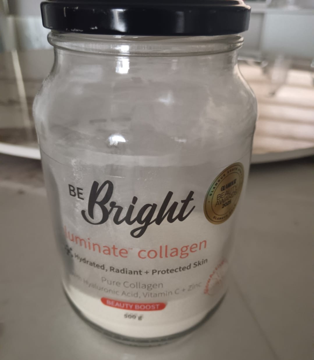 Customer photo review of LUMINATE 500g JAR
