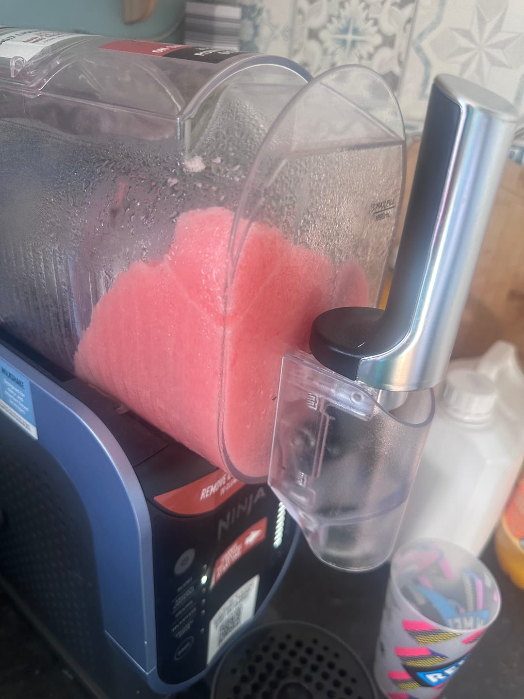 Customer photo review of Strawberry Daiquiri Frozen Cocktail Mix 2L
