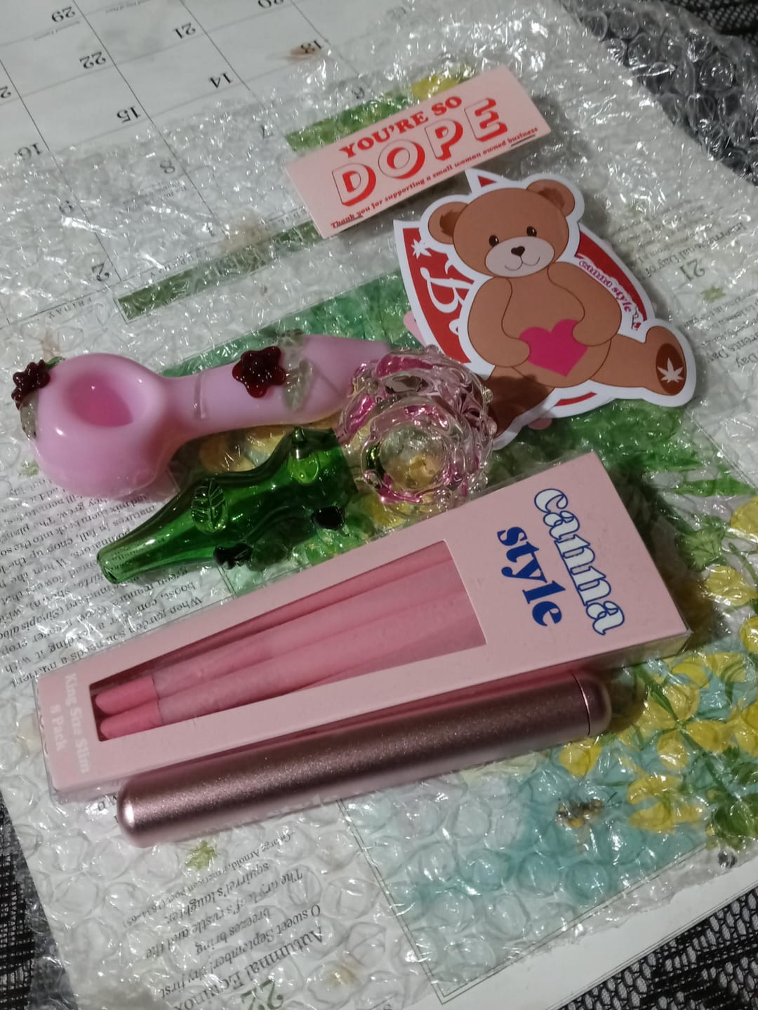 Customer photo review of PINK CONES (8-pack)