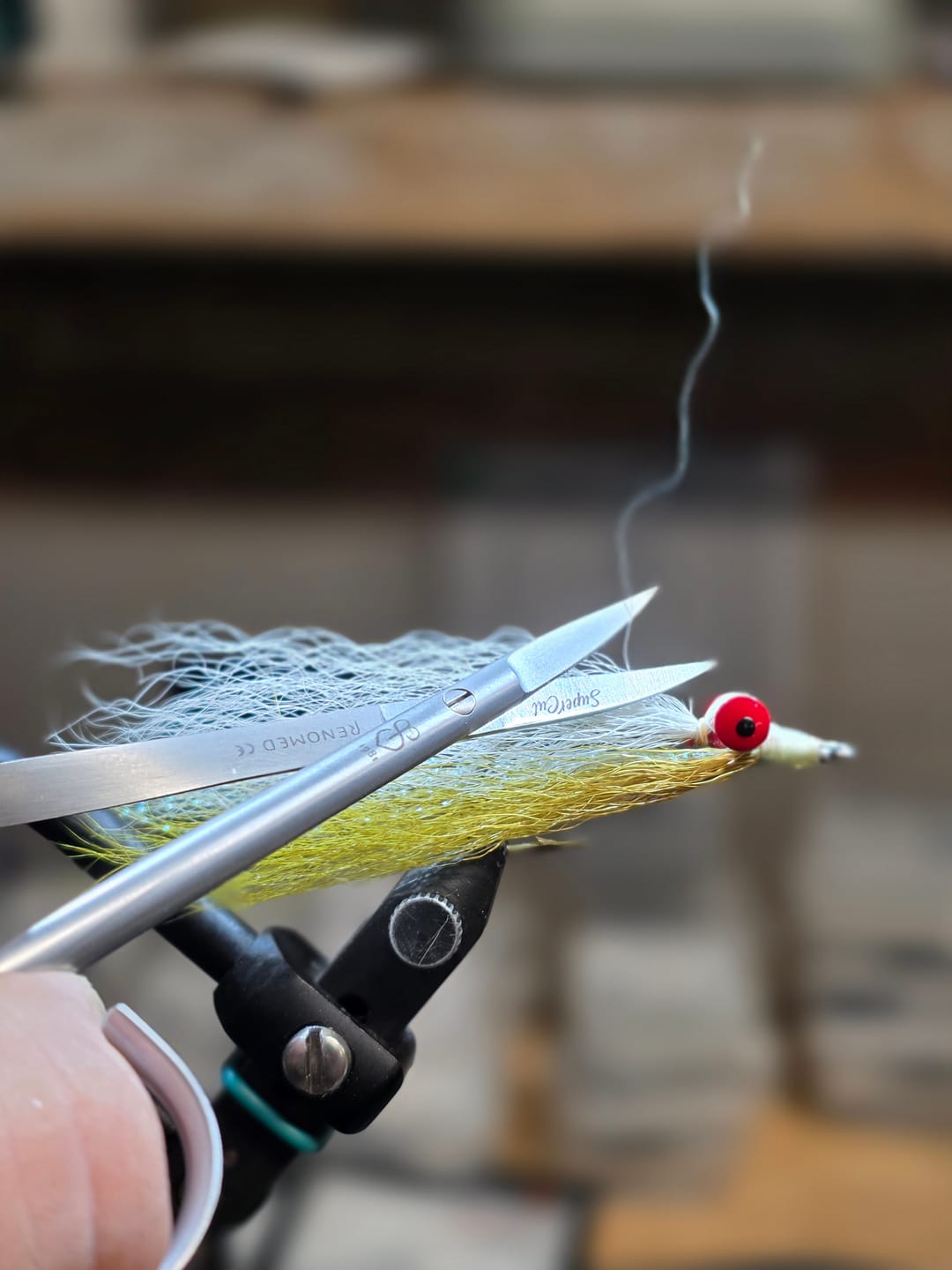 Customer photo review of Fly Tying Scissors - The FlyTier Curved