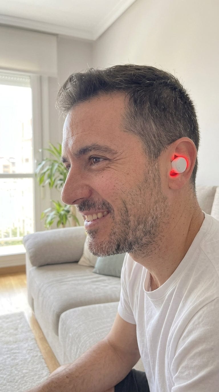 Customer photo review of Terapia de Luz Roja para el Tinnitus