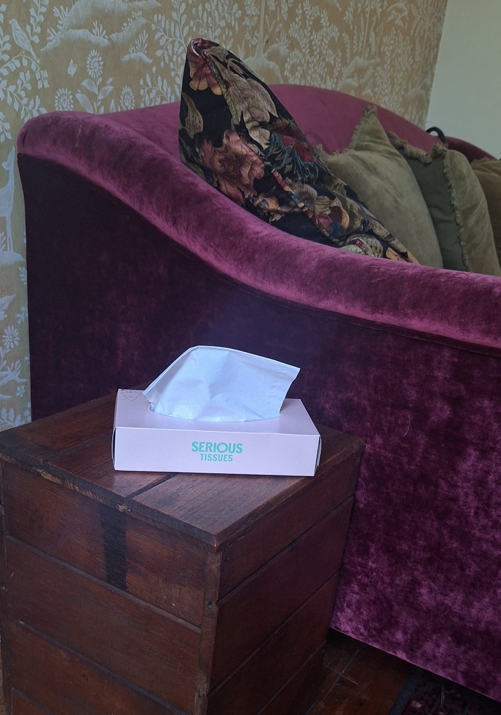 Customer photo review of 100% Recycled Facial Tissues